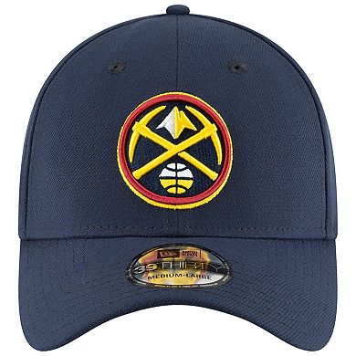 Men's New Era Navy Denver Nuggets Team Classic 39THIRTY Flex Hat
