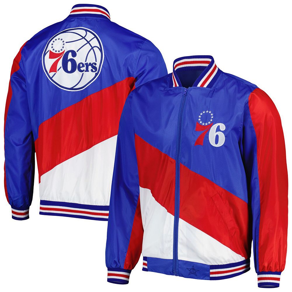 sixelghtsix mannual ジャケット Men's JH Design Royal Philadelphia 76ers Ripstop Nylon Full-Zip Jacket