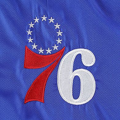 Men's JH Design Royal Philadelphia 76ers Ripstop Nylon Full-Zip Jacket