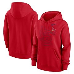 St. Louis Cardinals Lusso Women's Mabel Tri-Blend Short Sleeve Pullover  Hoodie - Light Blue