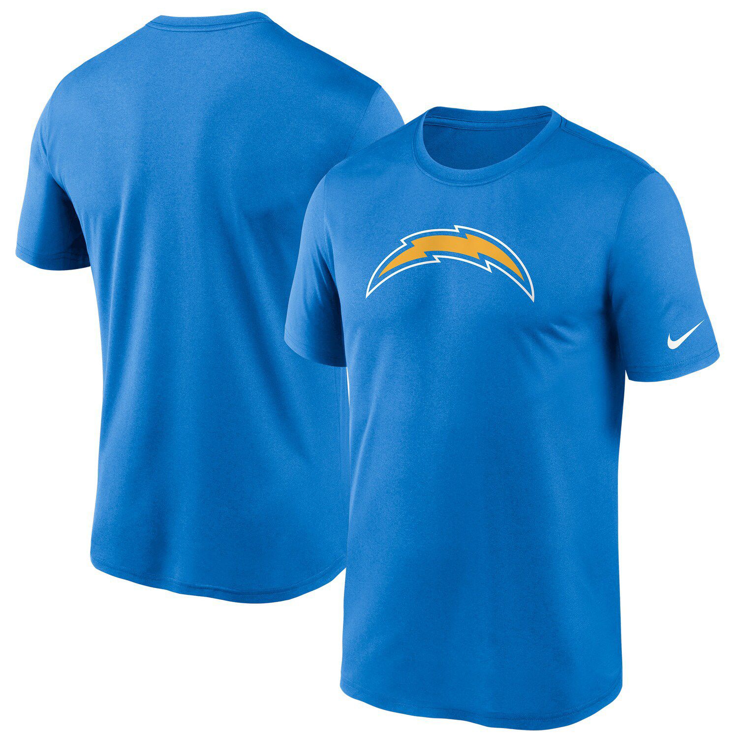 Nike Youth Los Angeles Chargers Sideline Velocity T-Shirt - Blue - S Each