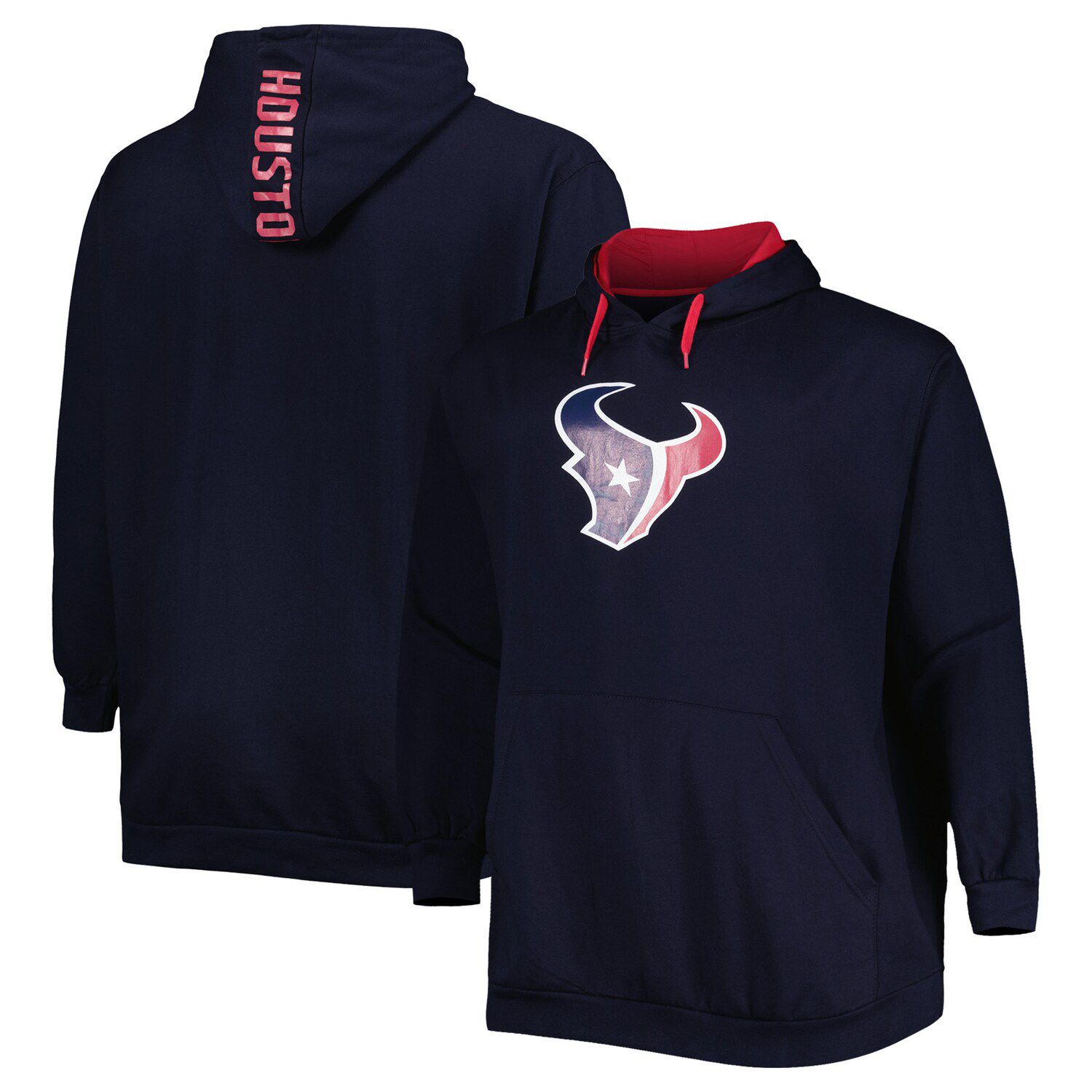 Red texans store hoodie