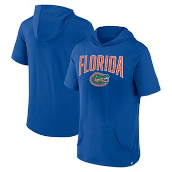Men's Fanatics Branded Royal Florida Gators Outline Lower Arch Hoodie T-Shirt