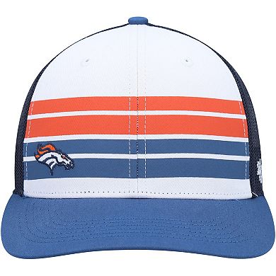 Youth '47 White/Blue Denver Broncos Cove Trucker Snapback Hat