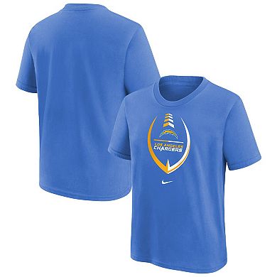 Girls Preschool Nike Powder Blue Los Angeles Chargers Icon T-Shirt