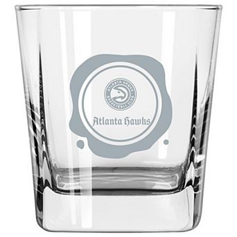 Atlanta Hawks 14oz. Frost Stamp Old Fashioned Glass
