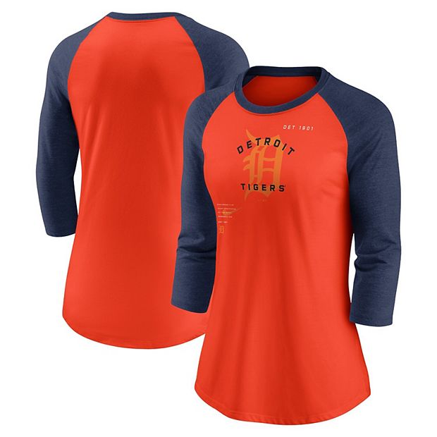 Nike Next Up (MLB Detroit Tigers) Women's 3/4-Sleeve Top.