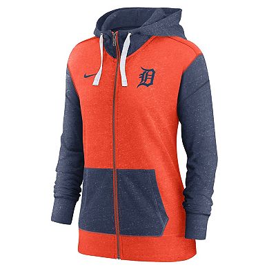 Women's Nike Orange Detroit Tigers Full-Zip Hoodie