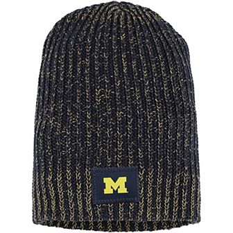 Women's Love Your Melon Navy Michigan Wolverines Beanie