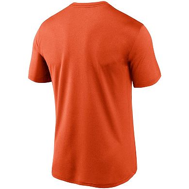 Men's Nike Orange Chicago Bears Logo Essential Legend Performance T-Shirt