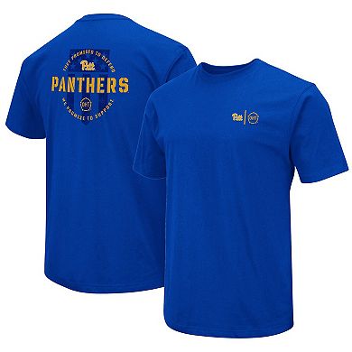 Men's Colosseum Royal Pitt Panthers OHT Military Appreciation T-Shirt