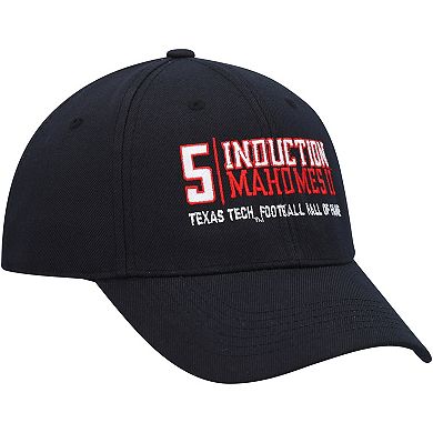 Men's Under Armour Patrick Mahomes Black Texas Tech Red Raiders Football Hall of Fame Adjustable Hat