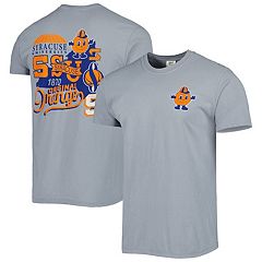 Men's Original Retro Brand Heather Navy Syracuse Orange Vintage Carrier  Dome Tri-Blend T-Shirt