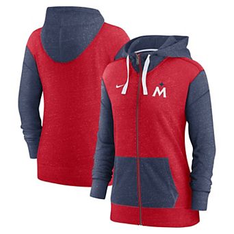 Women's Nike Red Minnesota Twins Full-Zip Hoodie