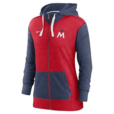 Women's Nike Red Minnesota Twins Full-Zip Hoodie
