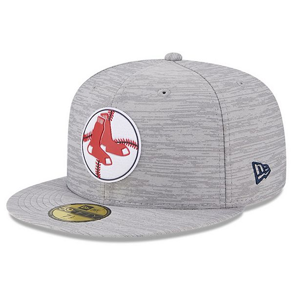 Men's Boston Red Sox New Era Gray Clubhouse 39THIRTY Flex Hat