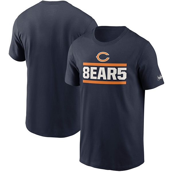 Men's Nike Navy Chicago Bears Hometown Collection 8ear5 T-Shirt