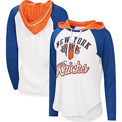 Men's '47 White New York Knicks City Edition Downtown Franklin Long Sleeve T-Shirt Size: Large