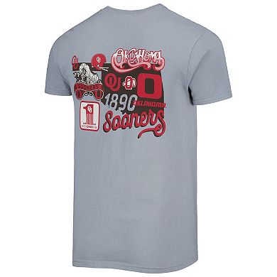 Men's Graphite Oklahoma Sooners Vault State Comfort T-Shirt
