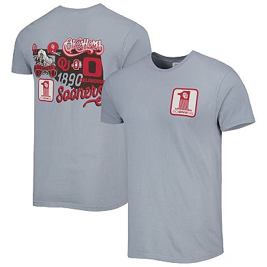 Men's Graphite Oklahoma Sooners Vault State Comfort T-Shirt