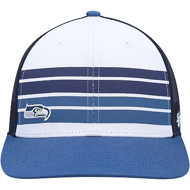 Youth '47 White/Blue Seattle Seahawks Cove Trucker Snapback Hat