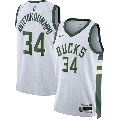 ウェア Milwaukee Bucks Giannis Antetokounmpo Unisex Nike Giannis Antetokounmpo White Milwaukee Bucks Swingman