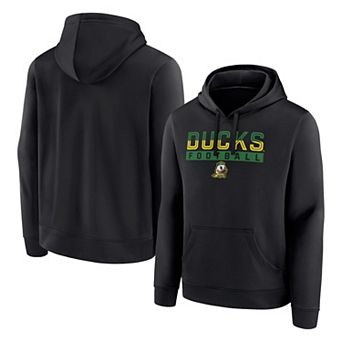 Men's Fanatics Branded Black Oregon Ducks Favorite Weekend Pullover Hoodie