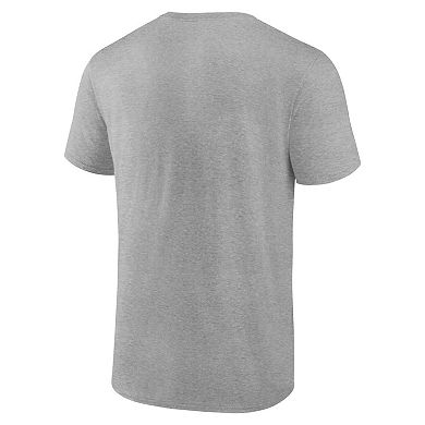 Men's Fanatics Branded Heathered Gray Los Angeles Rams Big & Tall Sporting Chance T-Shirt