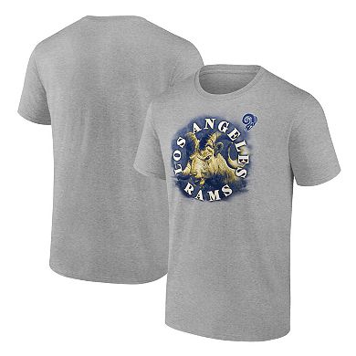 Men's Fanatics Branded Heathered Gray Los Angeles Rams Big & Tall Sporting Chance T-Shirt