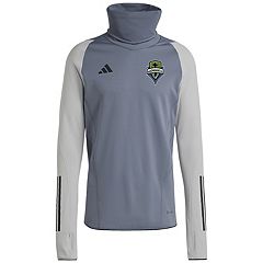 Philadelphia Union adidas Warm Raglan COLD.RDY Top - Gray