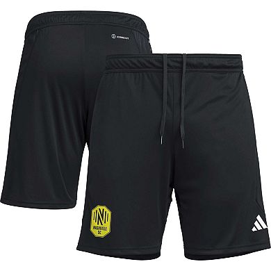 Men's adidas Black Nashville SC 2023 On-Field AEROREADY Training Shorts