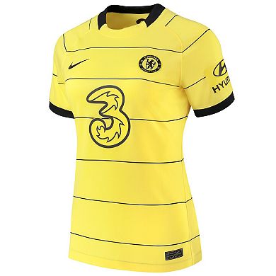 Women's Nike Romelu Lukaku Yellow Chelsea 2021/22 Away Replica Player Jersey