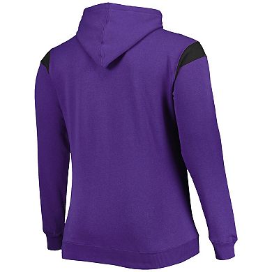 Men's Fanatics Branded Purple Baltimore Ravens Big & Tall Call the Shots Pullover Hoodie