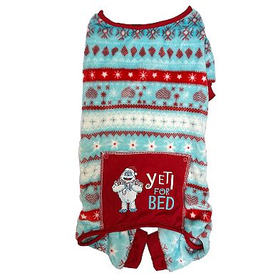 Rudolph Yeti for Bed Pet Pajamas