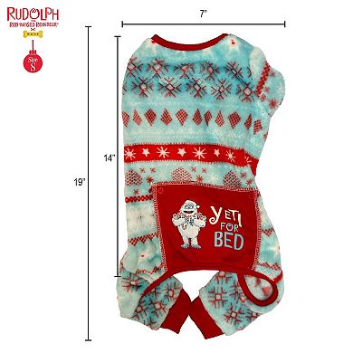 Rudolph Yeti for Bed Pet Pajamas