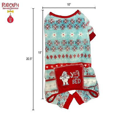Rudolph Yeti for Bed Pet Pajamas
