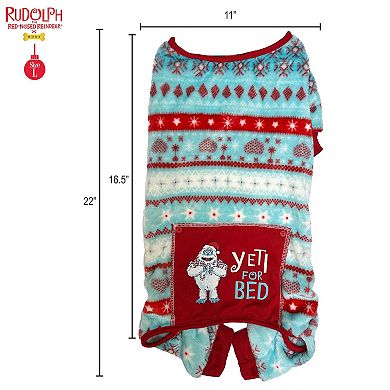 Rudolph Yeti for Bed Pet Pajamas