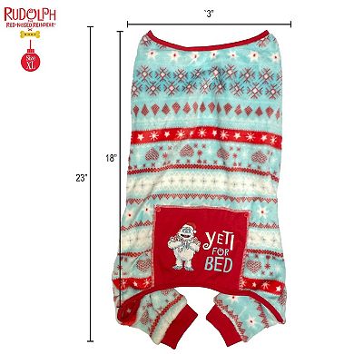 Rudolph Yeti for Bed Pet Pajamas