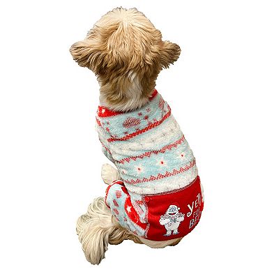 Rudolph Yeti for Bed Pet Pajamas