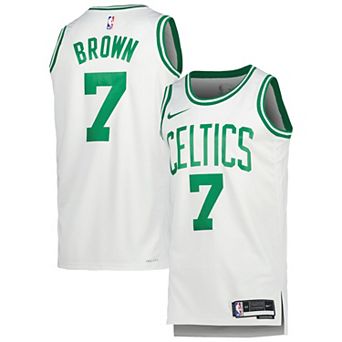 Unisex Nike Jaylen Brown White Boston Celtics 2022/23 Swingman Jersey - Association Edition