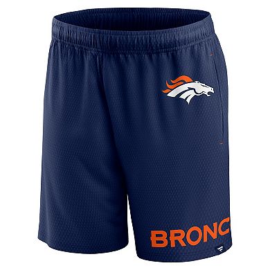 Men's Fanatics Branded Navy Denver Broncos Clincher Shorts
