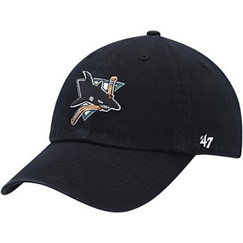 Women's '47 Black San Jose Sharks Clean Up Adjustable Hat