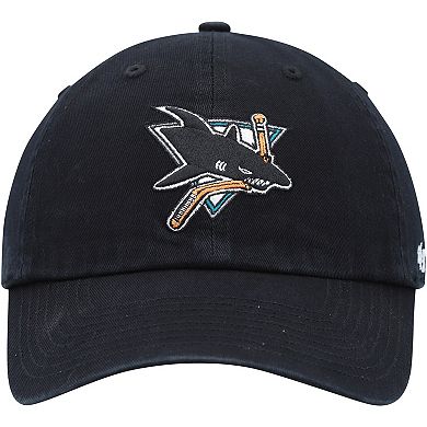 Women's '47 Black San Jose Sharks Clean Up Adjustable Hat