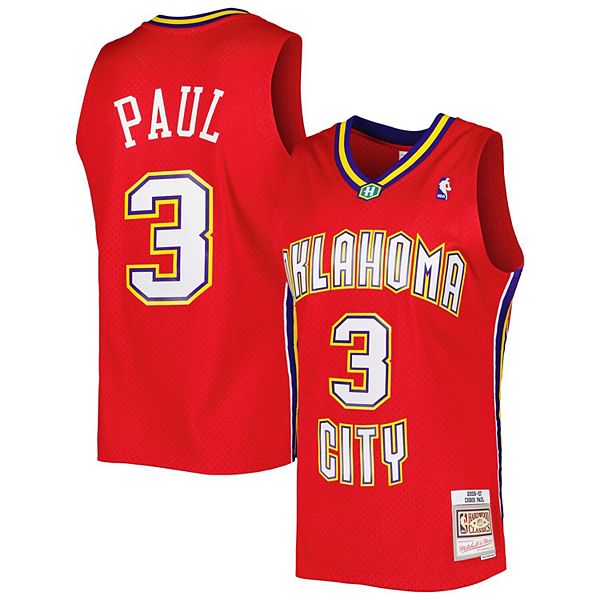 Men's Mitchell & Ness Chris Paul Red New Orleans Hornets Men's Mitchell & Ness Chris Paul Red New Orleans Hornets