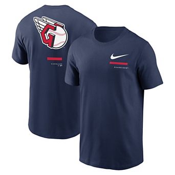 Men's Nike Navy Cleveland Guardians Over the Shoulder T-Shirt