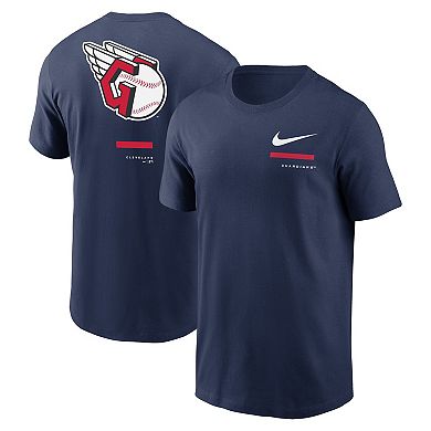 Men's Nike Navy Cleveland Guardians Over the Shoulder T-Shirt