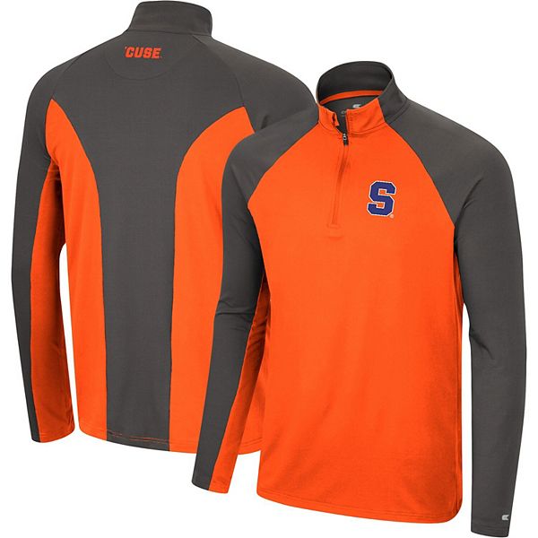 Men's Colosseum Orange/Charcoal Syracuse Orange Two Yutes Raglan ...