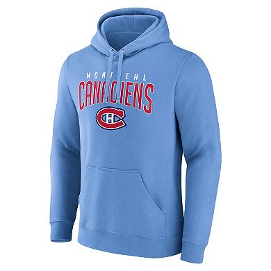 Men's Fanatics Branded Blue Montreal Canadiens Special Edition 2.0 Wordmark Pullover Hoodie