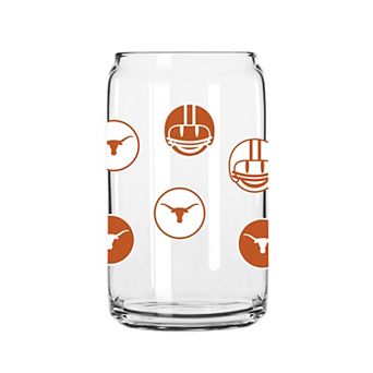 Texas Longhorns 16oz. Smiley Can Glass