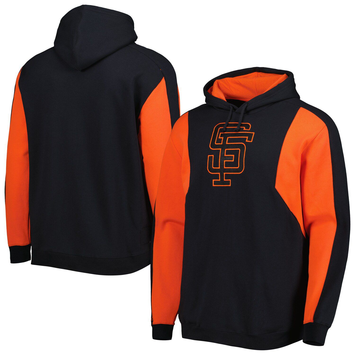 Men's Mitchell & Ness Orange San Francisco Giants Cooperstown Collection  Wild Pitch Jersey T-Shirt